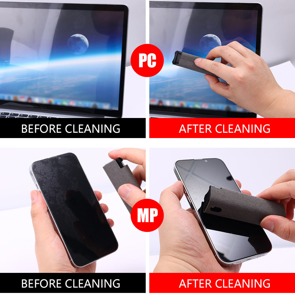 All-in-One Pocket Spray & Wipe Screen Cleaner