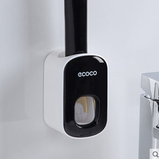 Wall-Mount Smart Toothpaste Dispenser & Toothbrush Organizer – Touch-Free, Space-Saving
