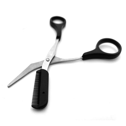 Precision Brow Trimmer Scissors with Comb Attachment – Clean & Effortless Grooming