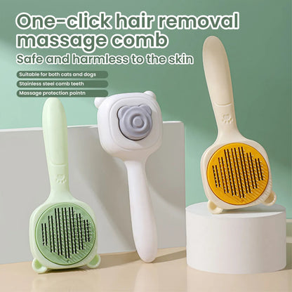 Pet Spray Comb – One-Key Grooming & Hair Removal Tool