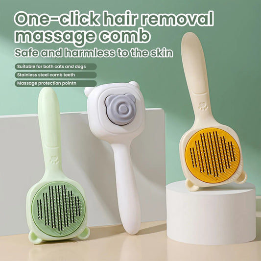 Pet Spray Comb – One-Key Grooming & Hair Removal Tool