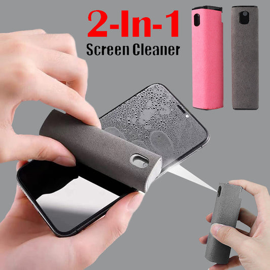 All-in-One Pocket Spray & Wipe Screen Cleaner