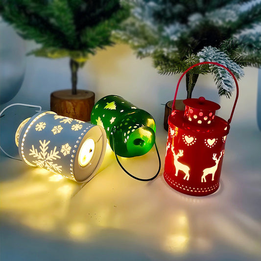 Nordic-Style Mini LED Lantern (Flameless Candle Light)