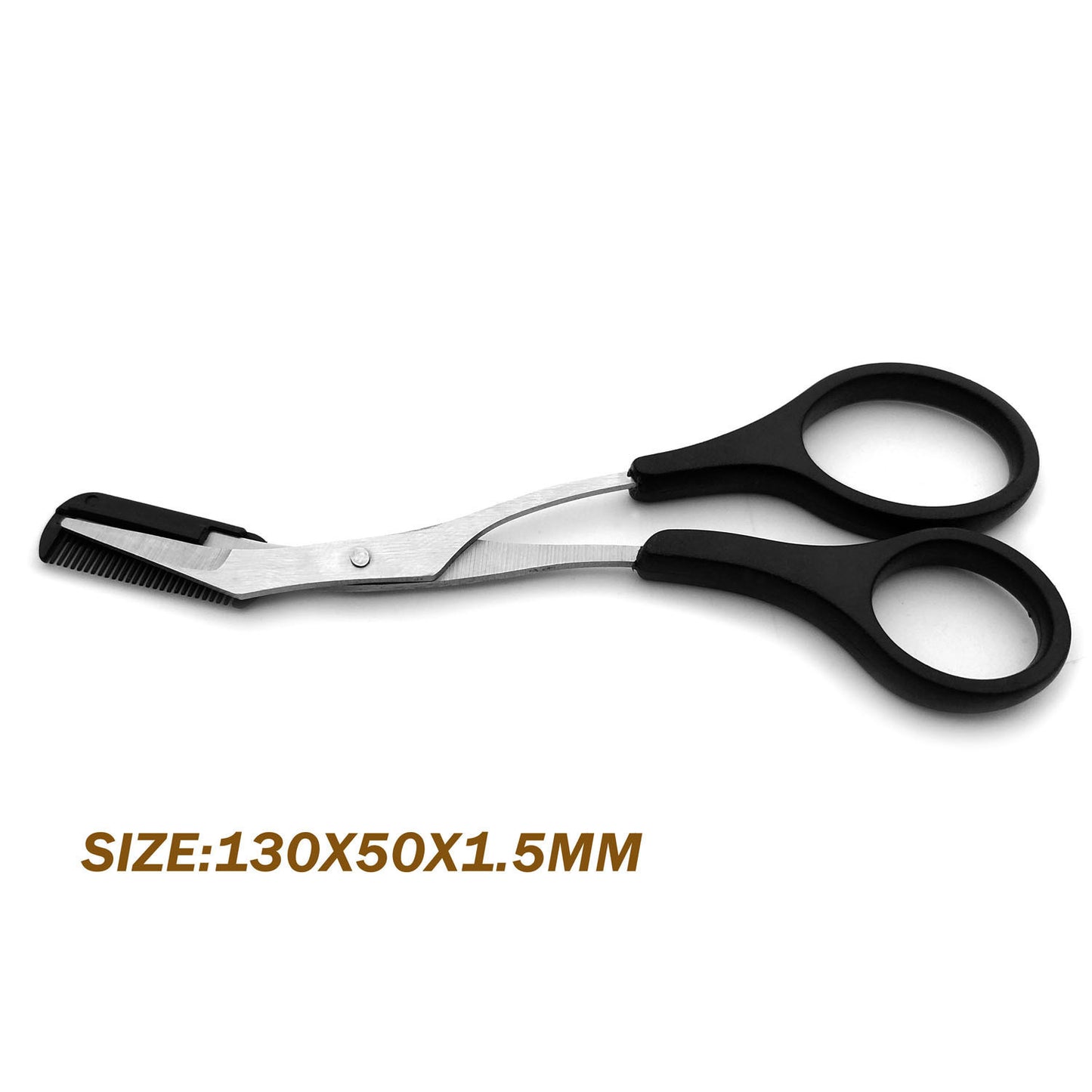 Precision Brow Trimmer Scissors with Comb Attachment – Clean & Effortless Grooming