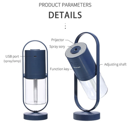 Magic Shadow 3-in-1 USB Humidifier — Mist, Light & Purify with a Galaxy Glow