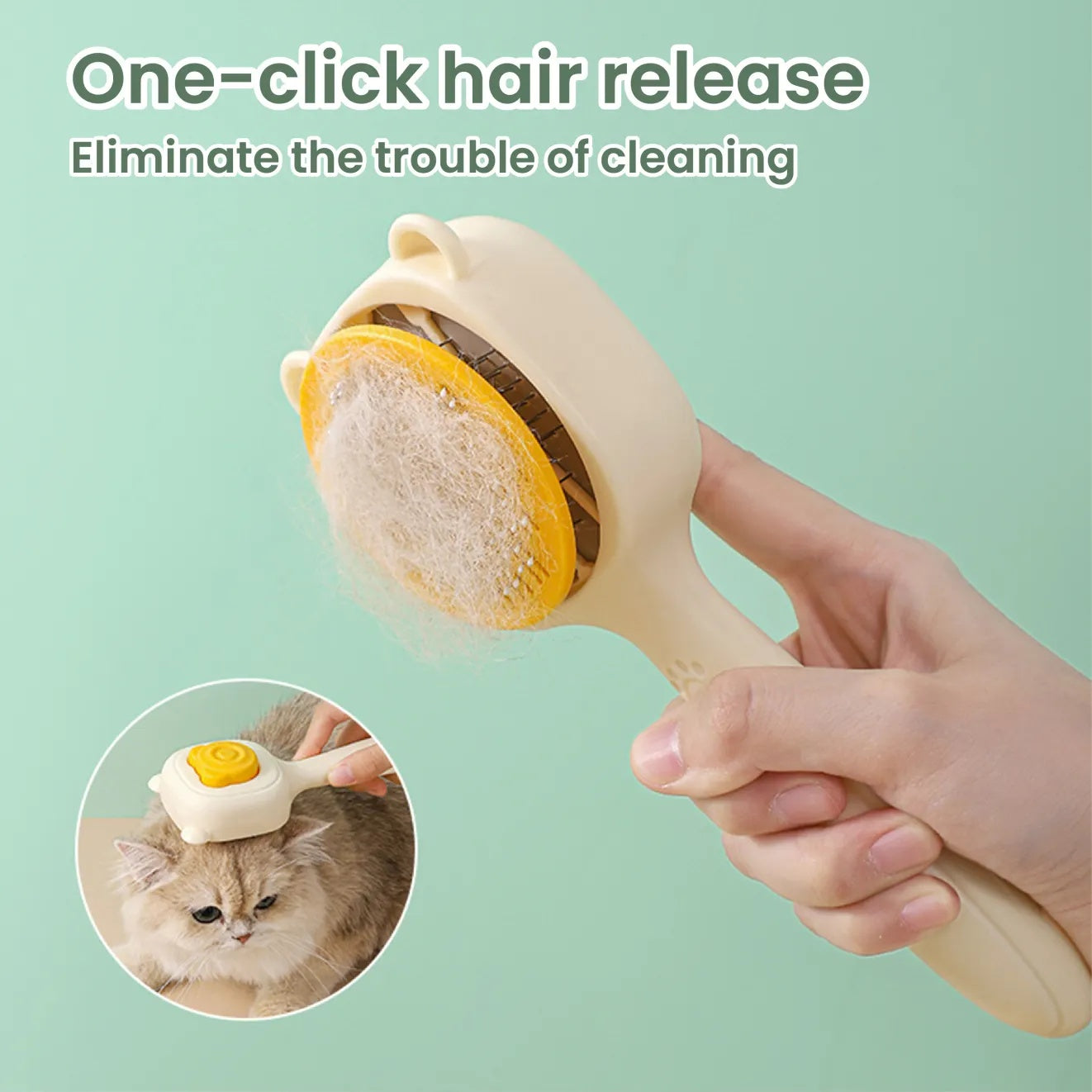 Pet Spray Comb – One-Key Grooming & Hair Removal Tool